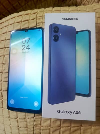 Samsung Galaxy A06 4GB/64GB 10/10 Condition Official PTA Approved