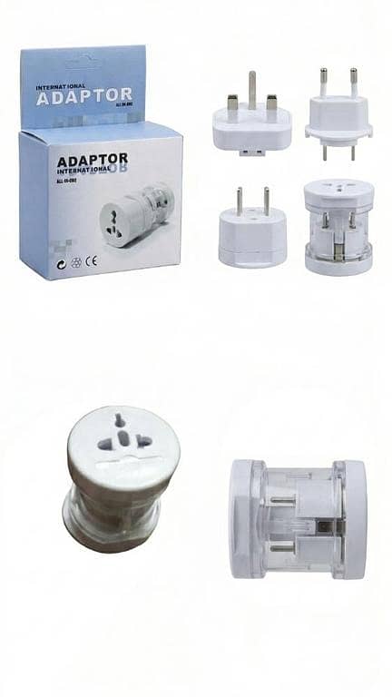 All-in-One Universal International Travel Adapter Plug Set