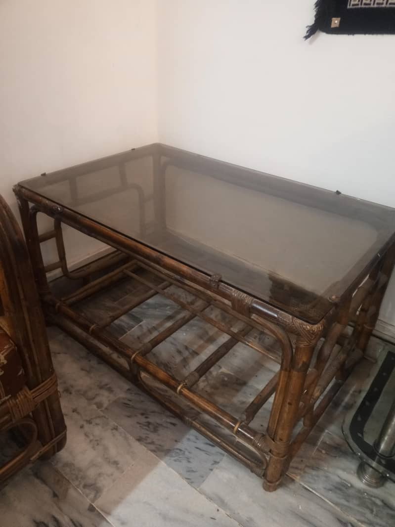 cane sofa بید کی لکڑی کے صوفے 2