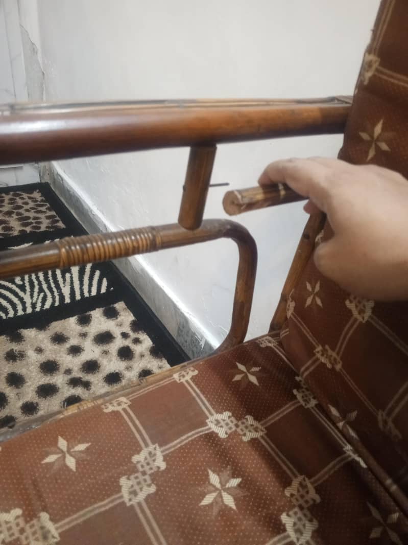 cane sofa بید کی لکڑی کے صوفے 4