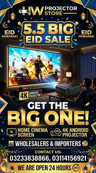 ANDROID SMART PROJECTOR  FULL HD /MULTIMEDIA / WIFI HOME CINEMA
