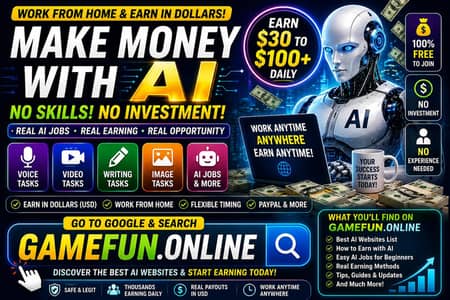 Earn Money Online From Home – No Skills, No Investment