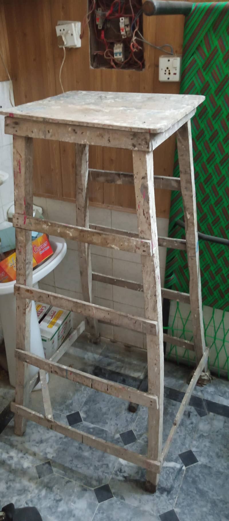 Ladder لکڑی کی گھوڑی 1