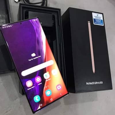 Sumsung Note 20 Ultra 12/256GB PTA official Approved