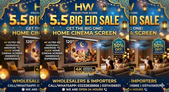 FULL HD 4K SMART ANDROID MULTIMEDIA PROJECTOR WIFI CINEMA