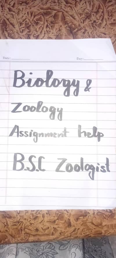 Biology & Zoology Assignments Help - BSc Graduate
