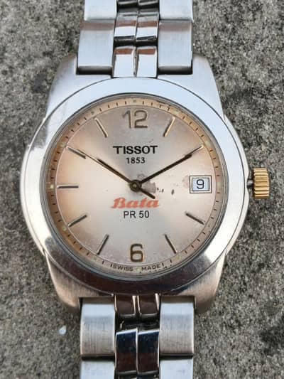Tissot PR 50 watch (bata commissioned)