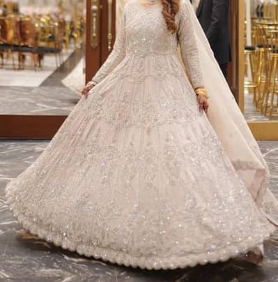 Branded bridal dress