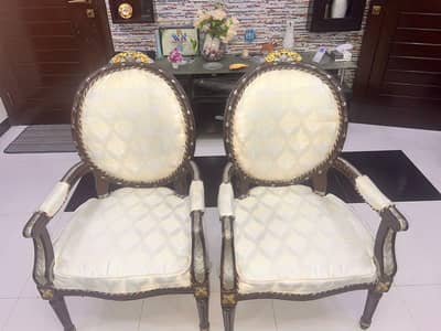 drawing room chair. premium wood