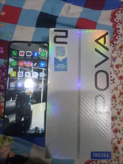 techno pova 2 7000 mh battery 6/128gb