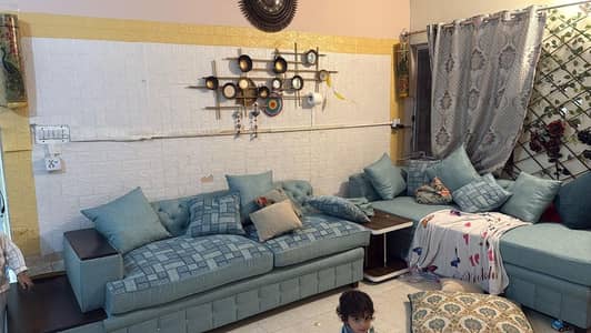 L-shaped sofa