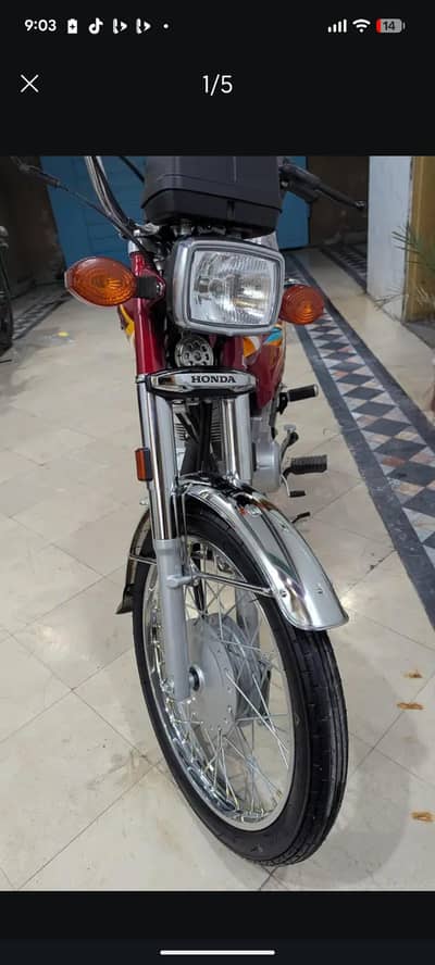 Honda 125 2025 model unregistered  03029711798