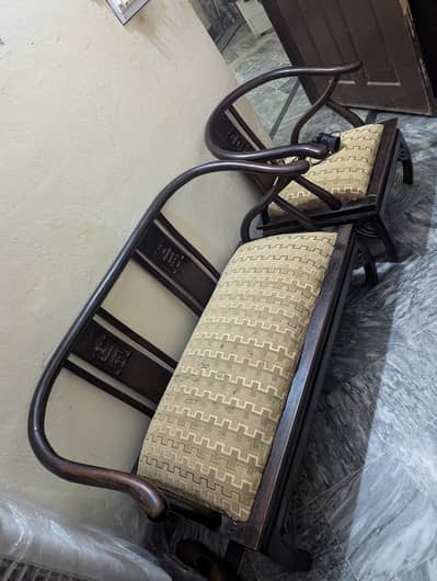 Wooden Sofa set 4 seater