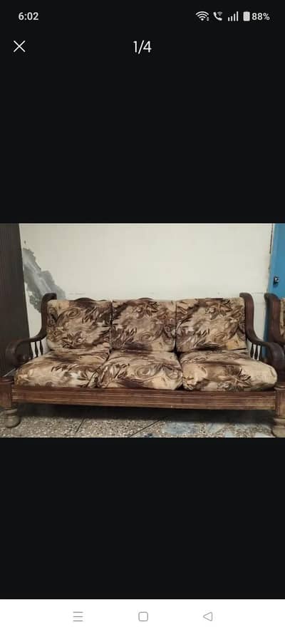 5 Seater Wooden sofa