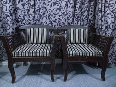 02 sofa sets (5 seater each)
