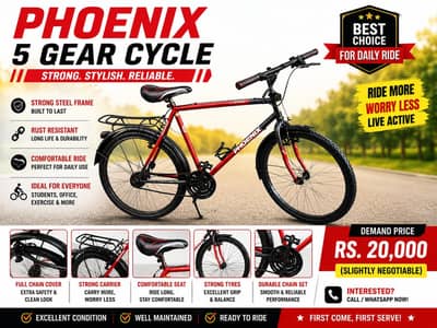 Phoenix Cycle 5 Gear – Excellent Condition