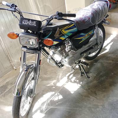 Honda CG125 Model 2026 Black