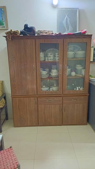 wooden showcase for sale