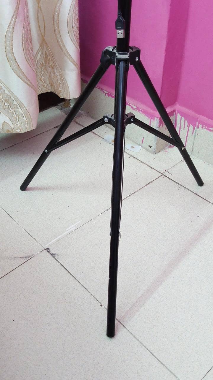 Tripod stand with ring light 2