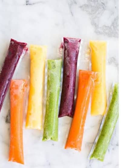 ice lollies. . .