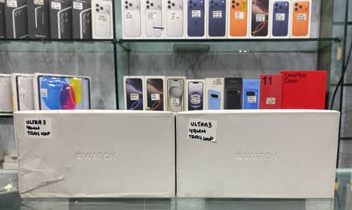 Apple Watch Ultra 3 Box pack Non active with Blue Trail Loop