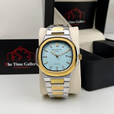 Luxury Two Tone Tiffany Blue Dial Watch – Premium Stainless Steel