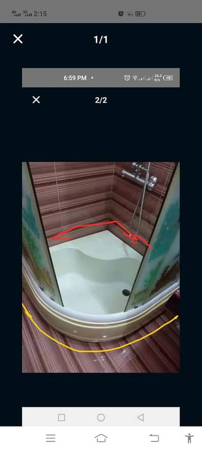 used bath tub