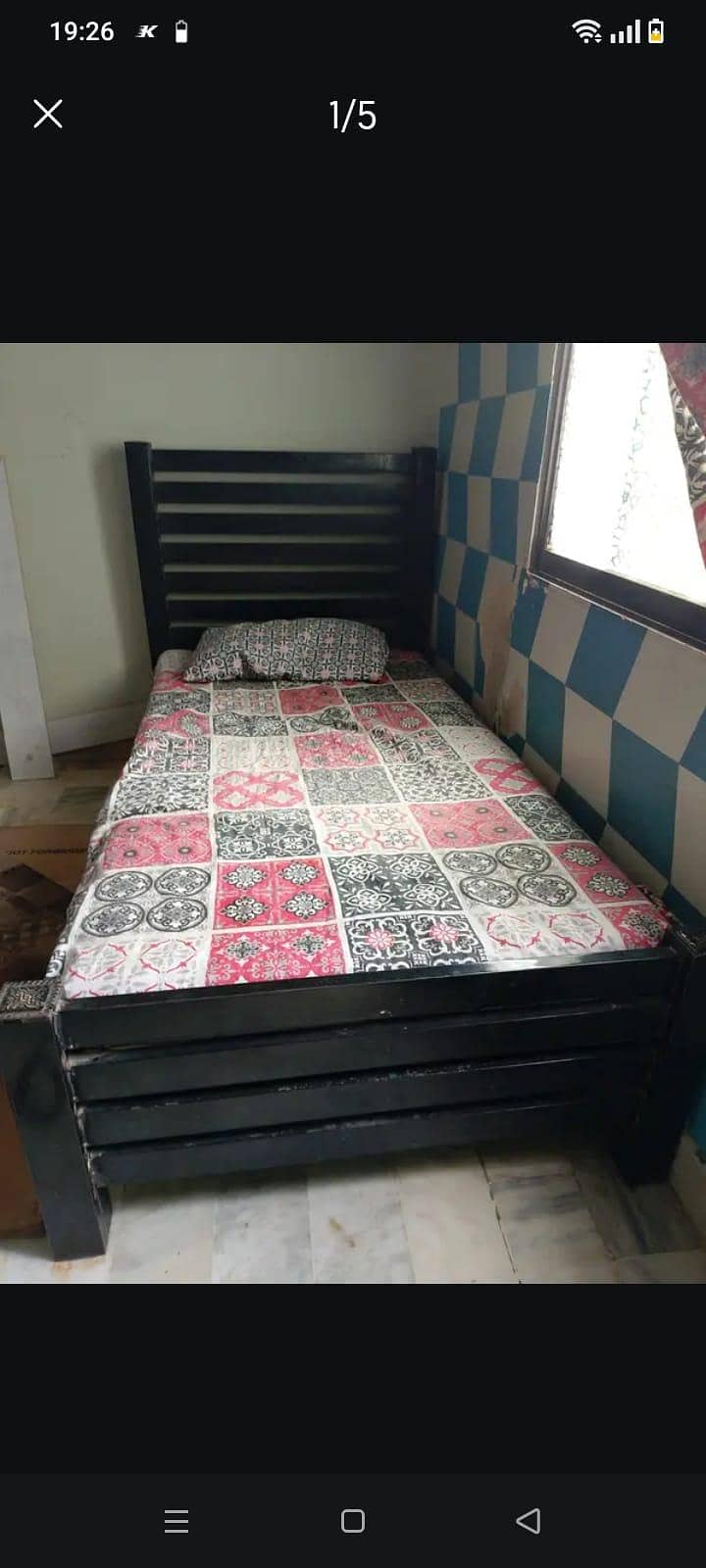 Single Iron Bed Set 0