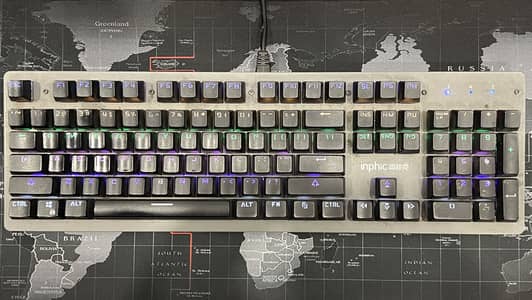 INPHIC V910H RGB MECHANICAL GAMING KEYBOARD with large mousepad