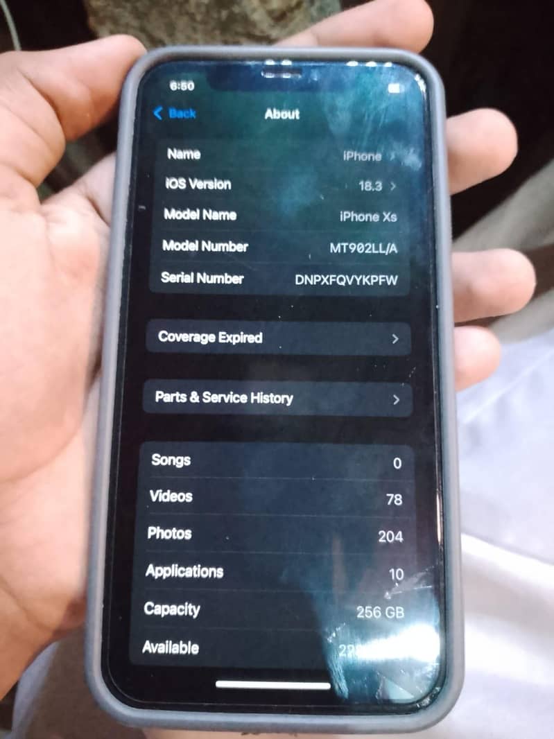 iphone xs 18