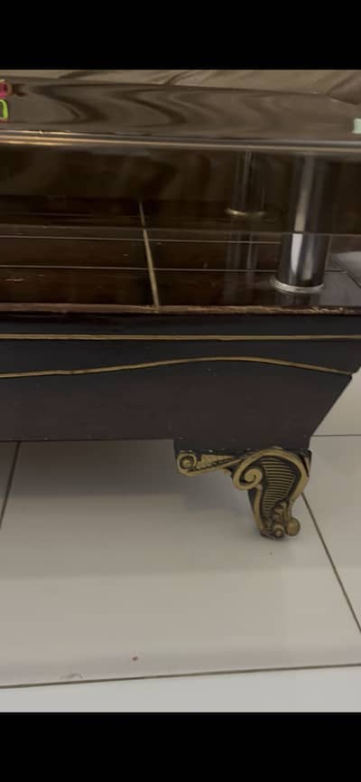Pure wood center table