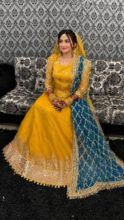 Mehndi Bridal Dress