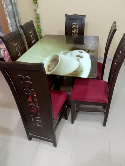 6 Seater Dining Table Set