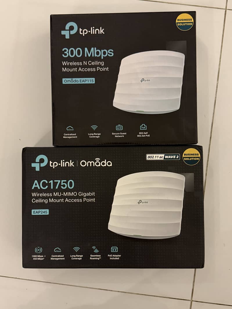 TP-Link Omada EAP 245 POE Access Point Ceiling 0