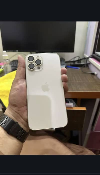 Iphone 12 pro max 128gb gold dual sim officially aprov  full box