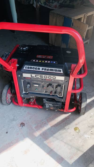 Lancer Premium / LC5000 / 4000W Rated. A. C. output / Petrol + Gas