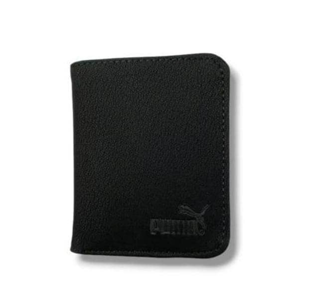 •  Material: Leather wallet   •  Pattern: Plain 3