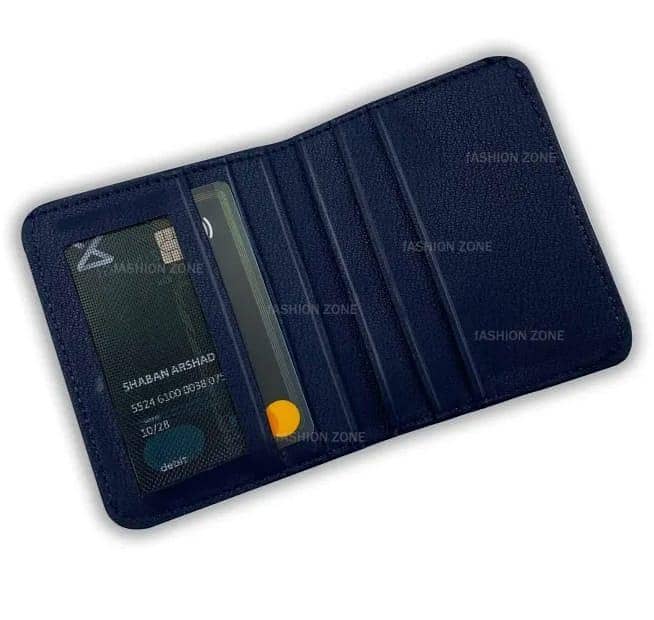 •  Material: Leather wallet   •  Pattern: Plain 6