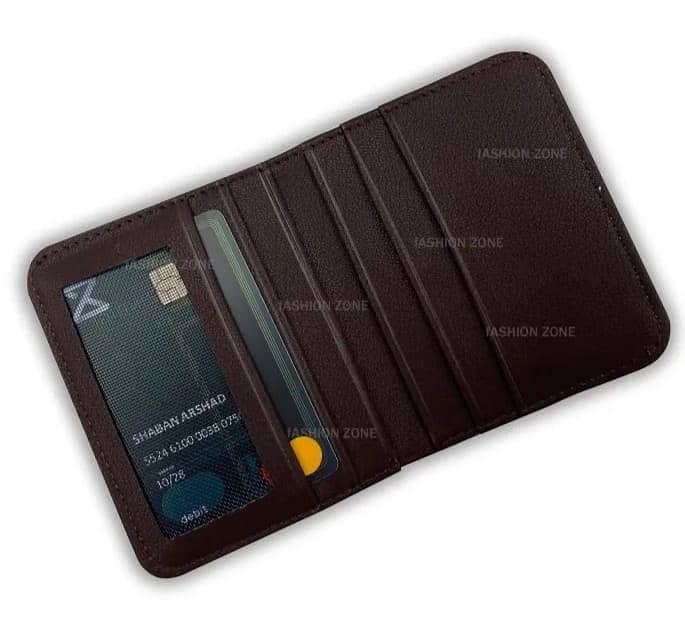 •  Material: Leather wallet   •  Pattern: Plain 9