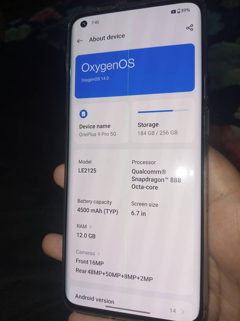 One Plus 9 pro 3