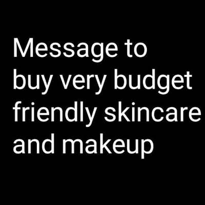 Budget friendly make-up and skincare.