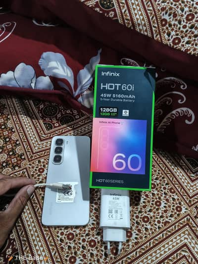Infinix hot 60 i full box 6/128 GB hy