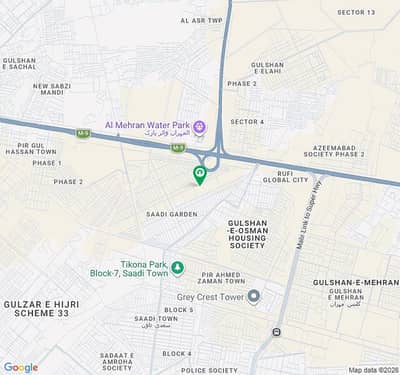 Leased Plot For Sale In Blk 3, Saadi Garden , Next To Corner