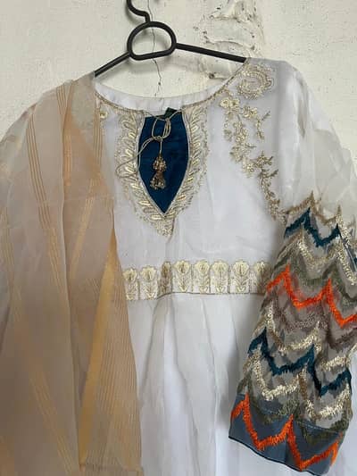 long white frock
