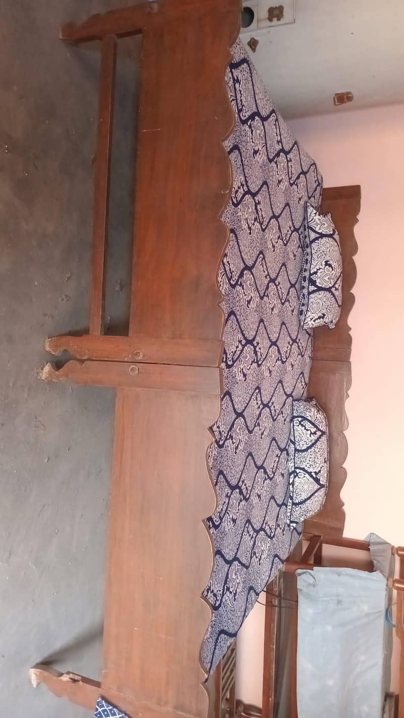 Custom Made Solid Wooden Single Bed. 0