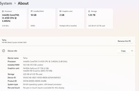 HP R5 5810 Core i3 4th Gen