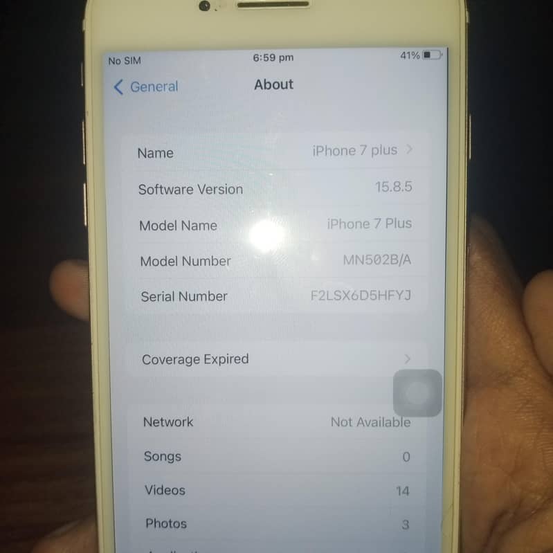 iphone 7 plus 8/10 condition 0