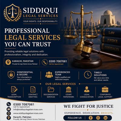 Professional Legal Services in Karachi