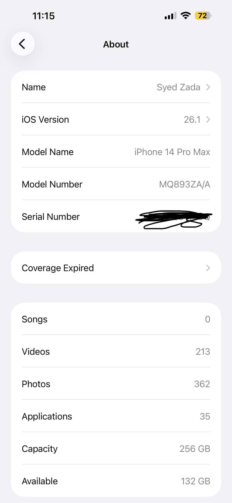 Iphone 14pro max 5