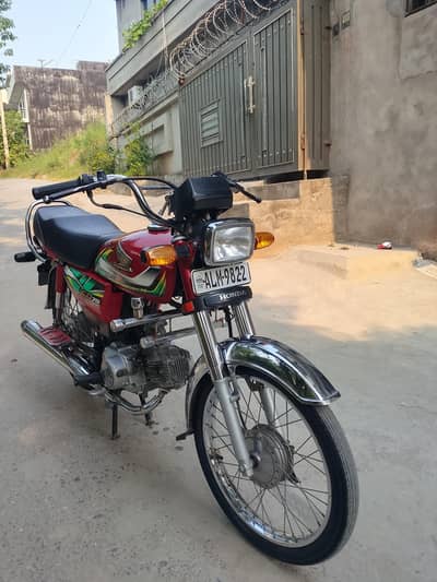 Honda CD 70 2022 Total Genuine | New Tyre